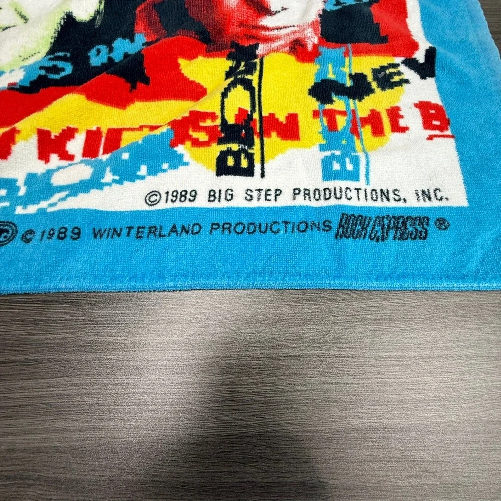 Vintage 1989 New Kids On The Block NKOTB Beach Towel Jay Franco Winterland 80s